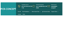 Tablet Screenshot of pcb-concept.fr